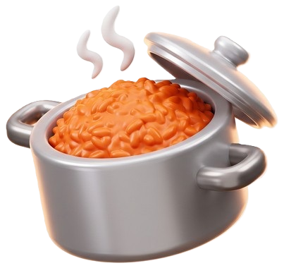 Pot of Jollof